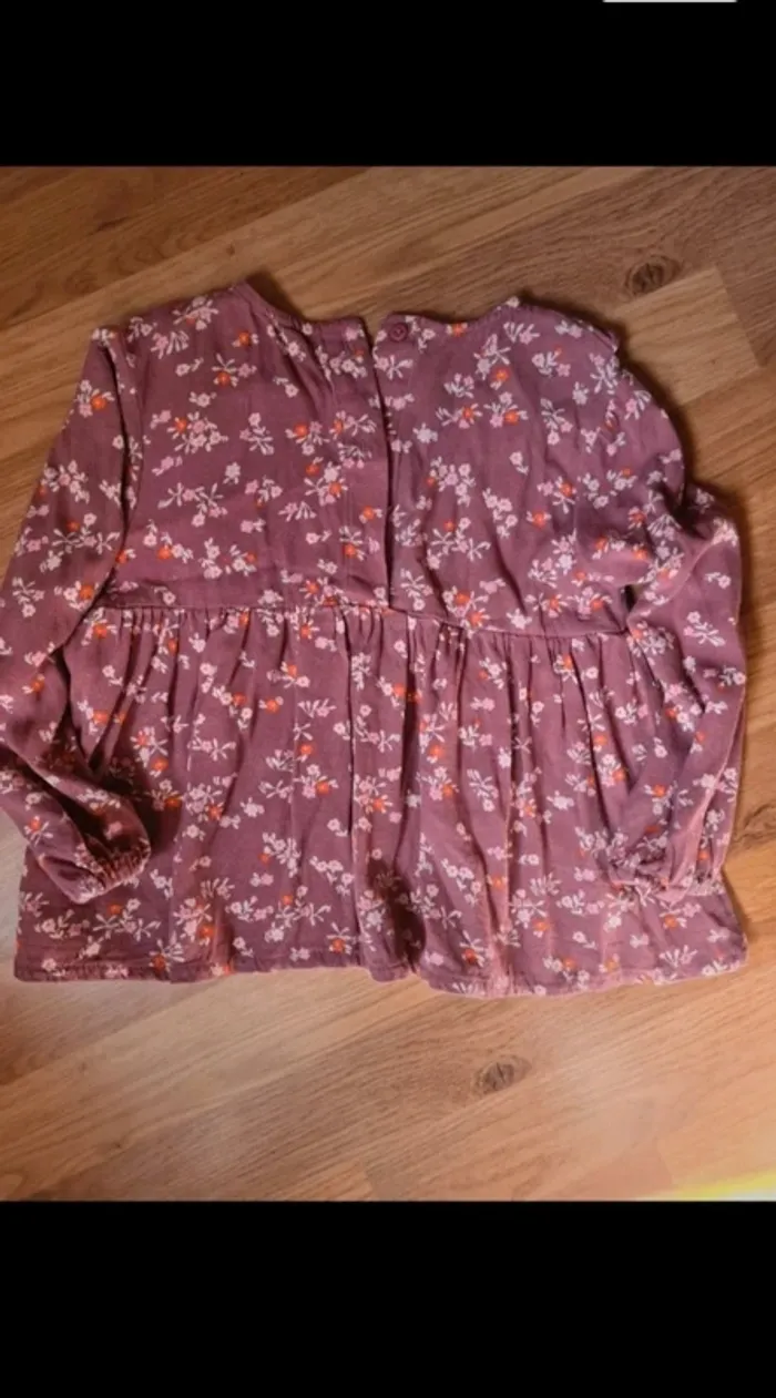 Blouse fleurie 4 ans Gemo - photo numéro 2