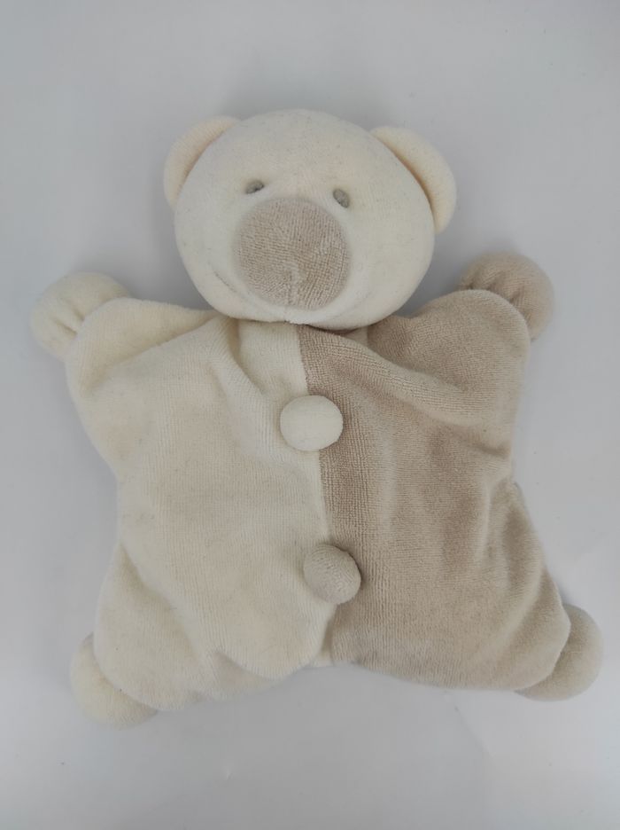 Doudou ours crème et beige Jollybaby