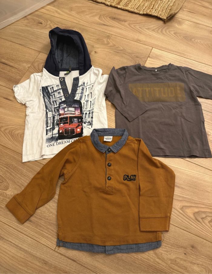 Lot de trois tee-shirts