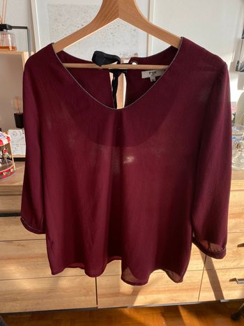Blouse bordeaux