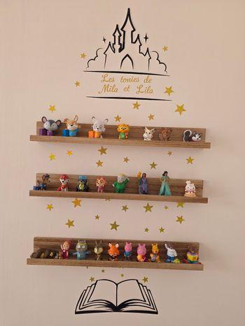 Stiker personnaliser pour étagères tonies 