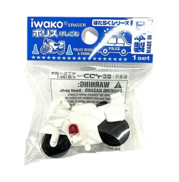 Gomme moto de police Iwako Neuf