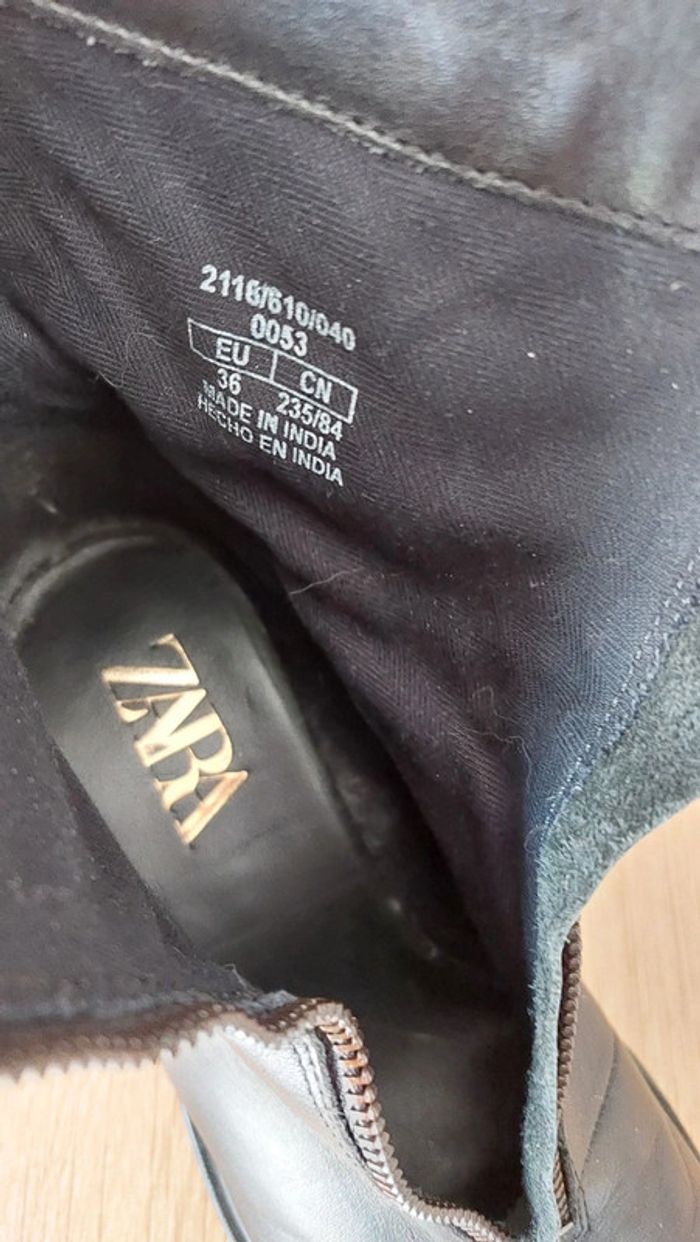 Bottine Boots ZARA excellent état - photo numéro 7