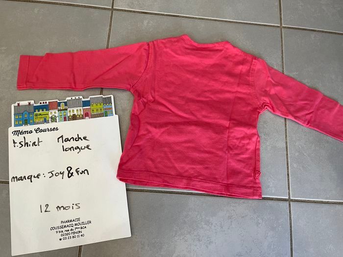 T shirt fille 12 mois - photo numéro 3