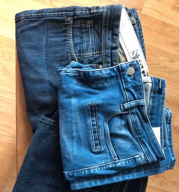👖 LOT : 2 jeans denim droits et taille haute - Taille 40 (Bonobo / Nixon)