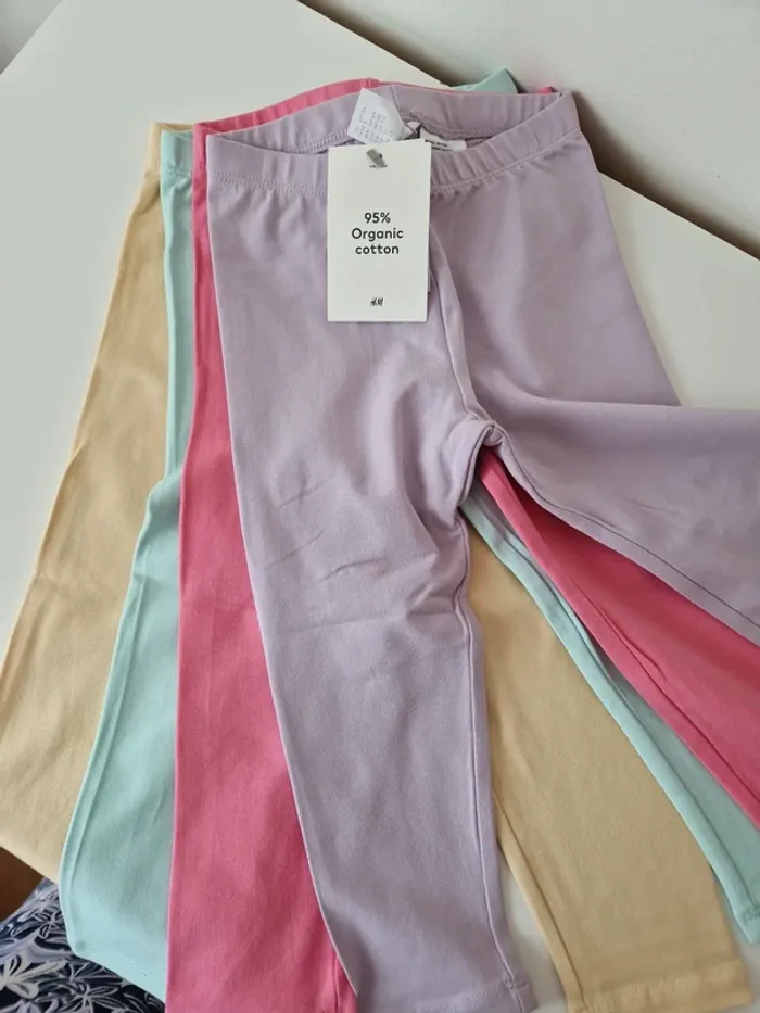 Lot leggings coton 18-24mois neuve H&M - photo numéro 5