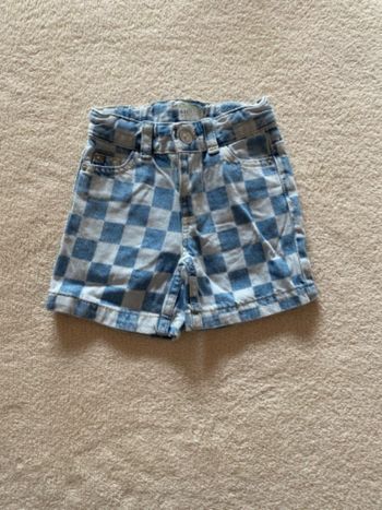 Short à carreaux