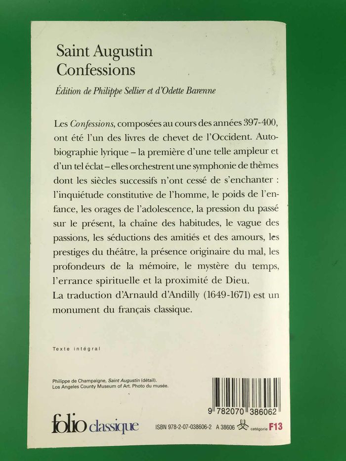 Confessions -Saint Augustin - photo numéro 2