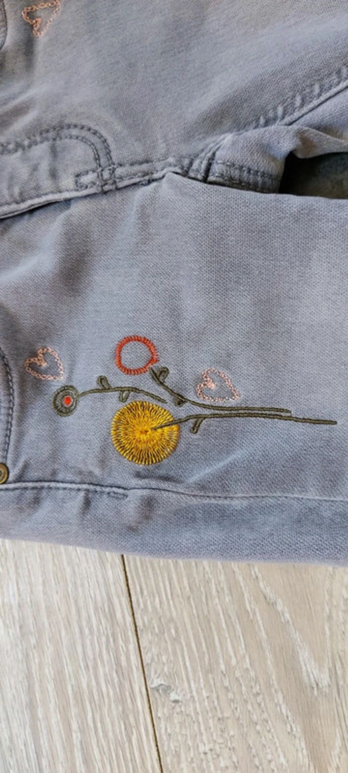 Jean s élastique, skinny fit gris, règlable, taille 4 ans, Hema - photo numéro 2