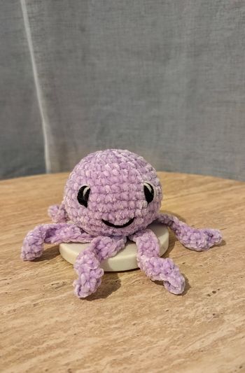 Poulpes au crochet - Fait main - laine chenille 