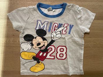 T-shirt manches courtes Disney 18 mois