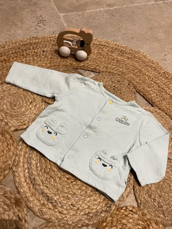 Pyjama coton / tenue décontractée 3 mois - photo numéro 2