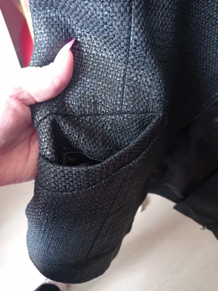 Veste classe sans manche noir - photo numéro 4