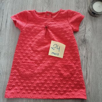 robe rouge rose magnifique