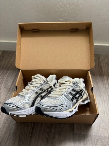 Asics kayano 14 white black cream