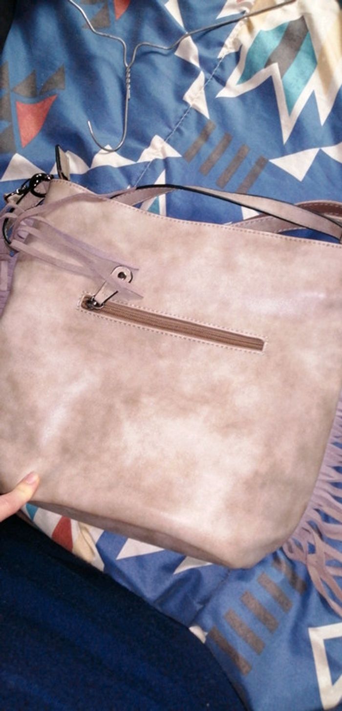 Sac à main bandoulière à franges neuf - photo numéro 4