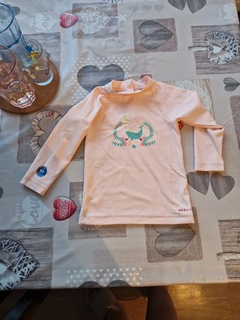 Tee shirt uv protection 50 taille 3 ans
