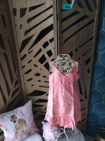 Robe à bretelles fille 5 ans