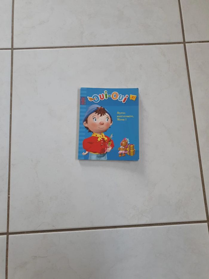 Livre oui oui joyeux anniversaire Mirou HIZ