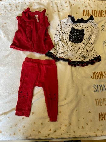 Ensemble fille 6 mois