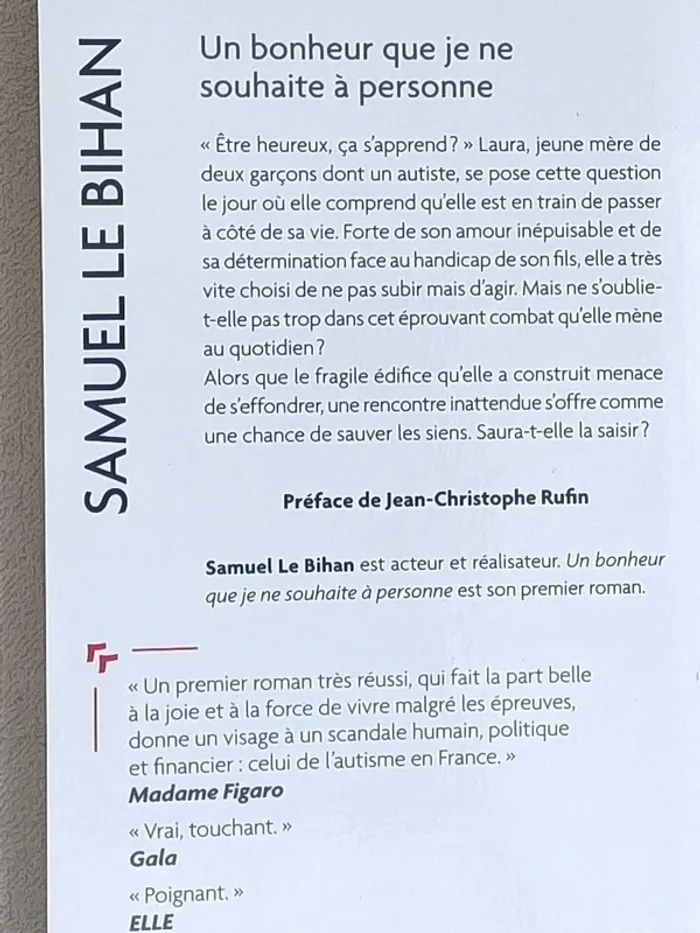livre Un bonheur que je ne souhaite à personne - photo numéro 4