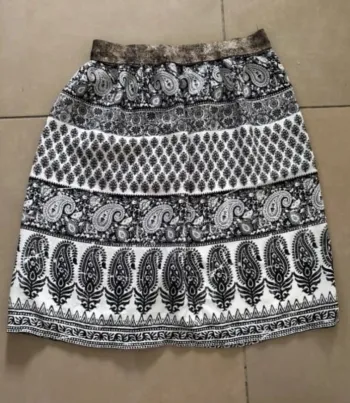 Jolie jupe fille 10 ans – pièce unique faite main !