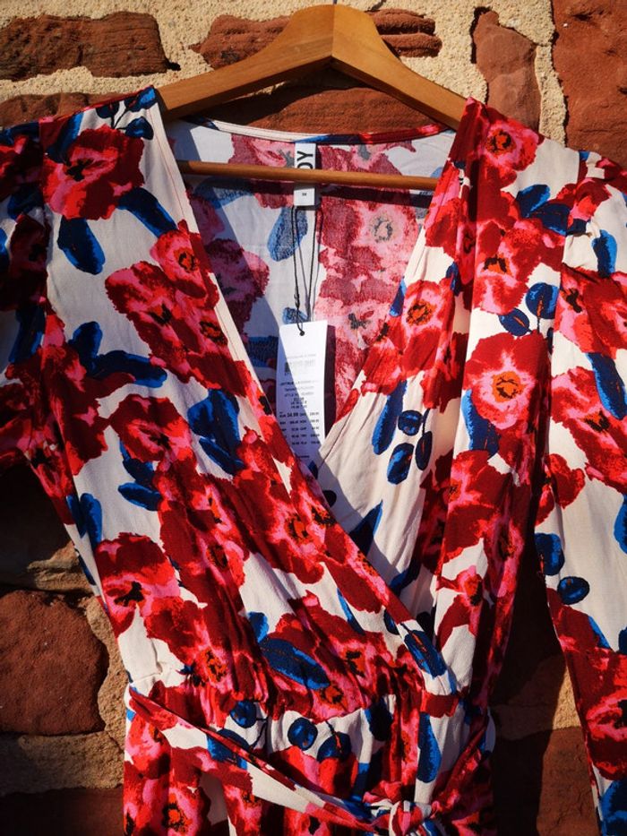 Robe courte manches longues JDY fleurie - photo numéro 5
