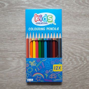 Lot de 12 crayons de couleur Kids Creative NEUF