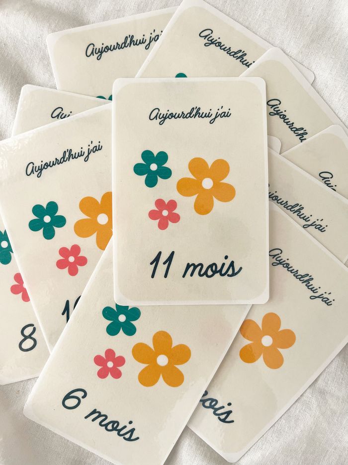 Carte photo étape naissance