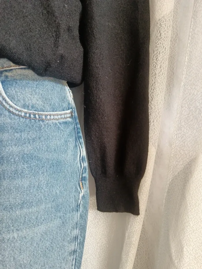 Ralph Lauren " Pull noir en Laine merinos " taille XL - photo numéro 4