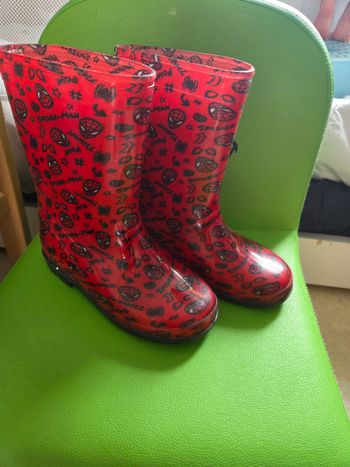Botte de pluie spiderman