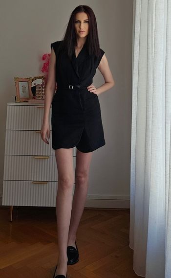 Robe blazer noire Sandro Paris T1 / S