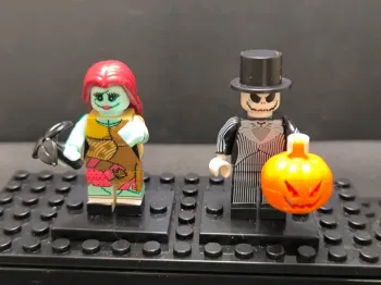 figurine de construction Mr Jack et Sally type lego