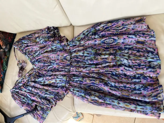 Jolie robe été fluide taille 36-38 état impeccable été à voir en urgence - photo numéro 16