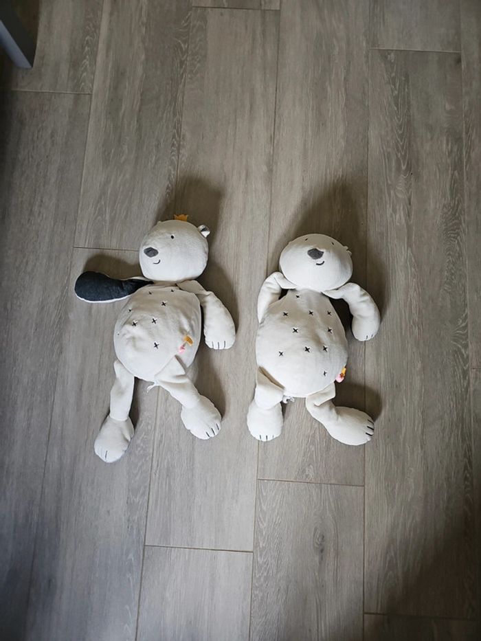 Lot de 2 peluche noukies