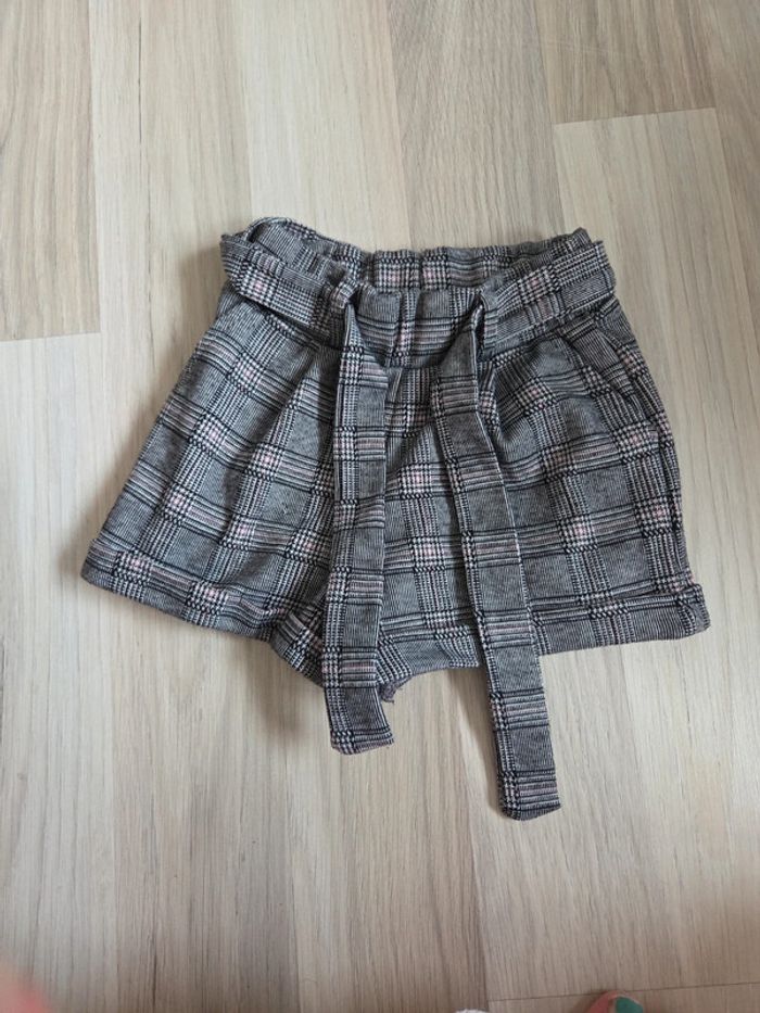 Short a carreaux taille 3 ans FPC