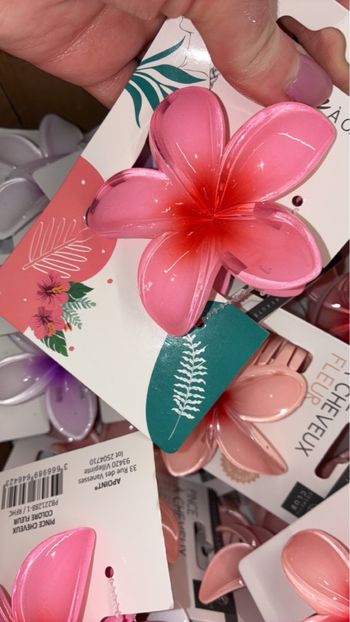 Pince a cheveux fleurs