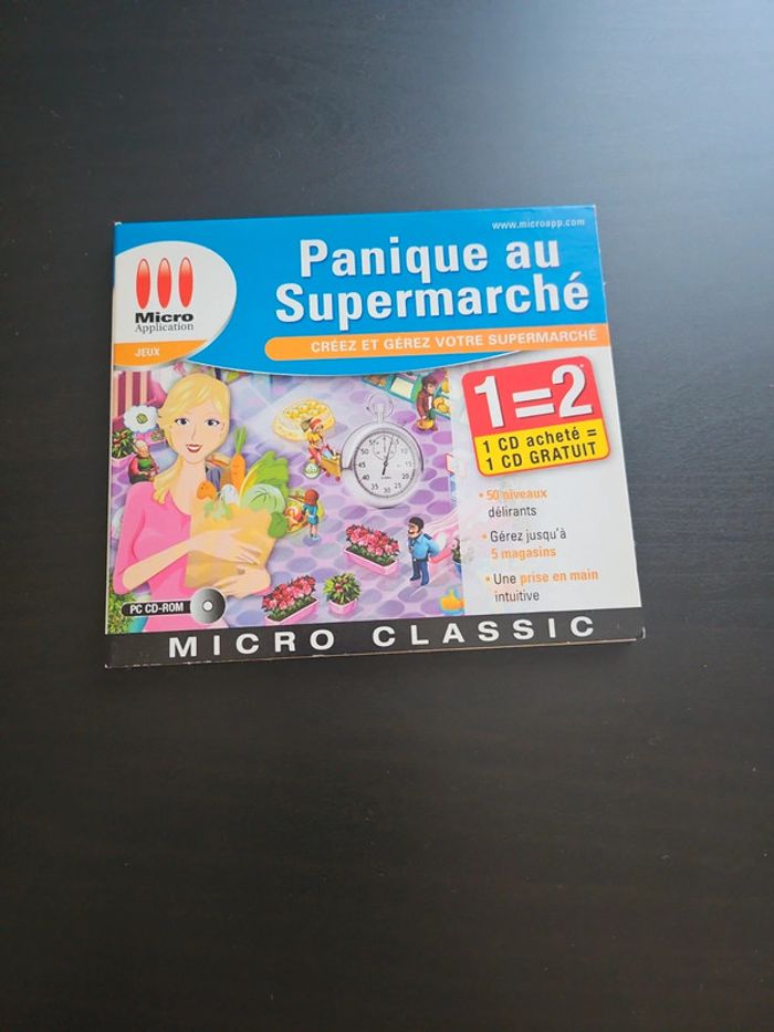 Jeu PC panique au supermarché