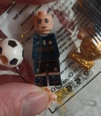 Personnage foot Lego neuf Zlatan Ibrahimovic Inter Milan
