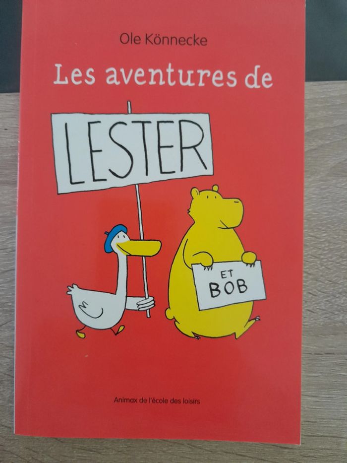 roman école des loisirs - Les aventures de Lester et Bob