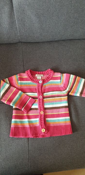 Gilet multicolore orchestra 6 mois