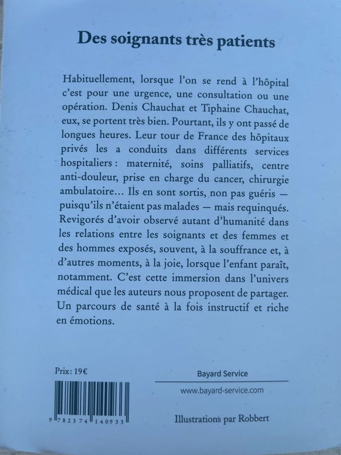 Livre « des soignants très patients » - photo numéro 2
