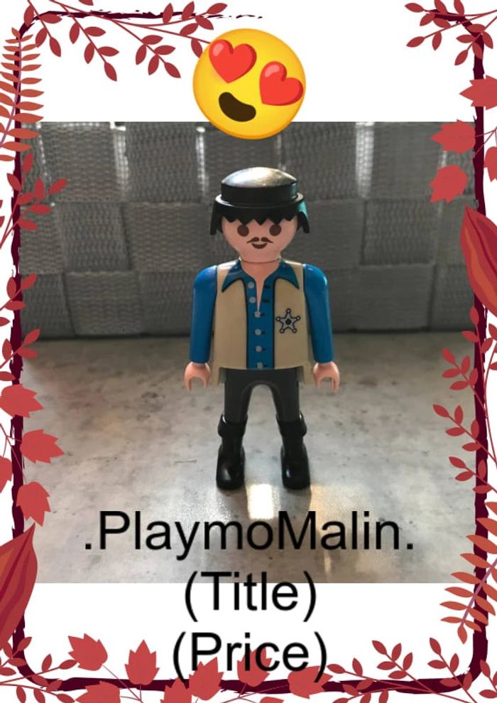 Personnage Figurine Homme Playmobil