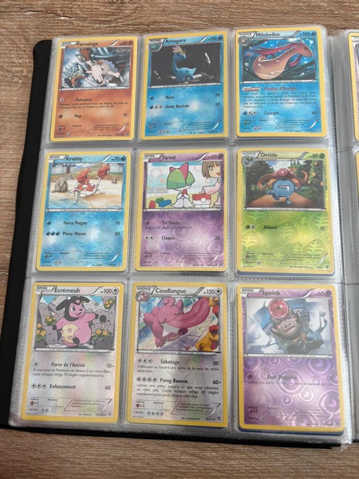 Cartes pokemon reverse ancienne noir blanc xy - photo numéro 7