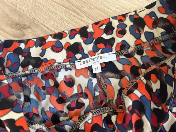 Les petites pantalon fluide, été imprimé taille M/38 multicolore - photo numéro 7