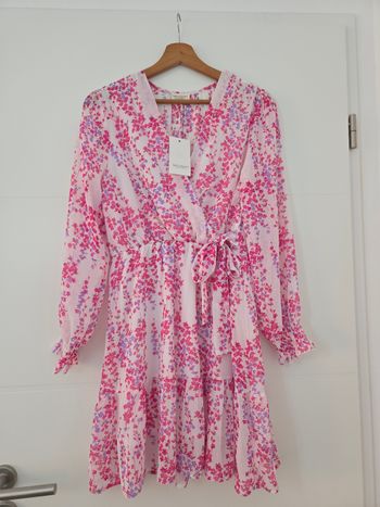 Robe fleurie rose Season taille S