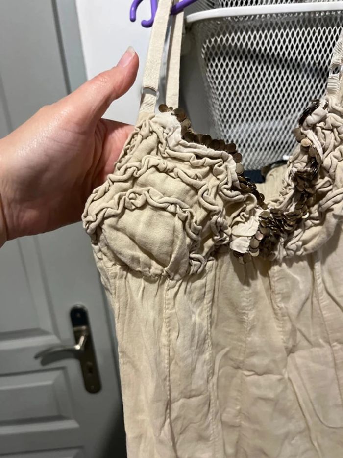 Débardeur beige - photo numéro 2