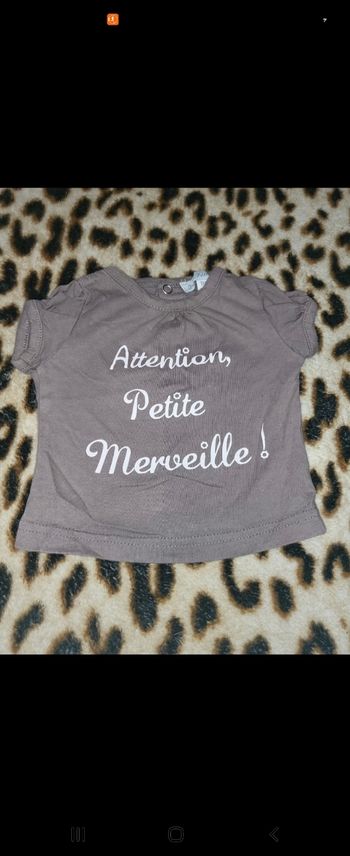 Tee shirt fille bébé