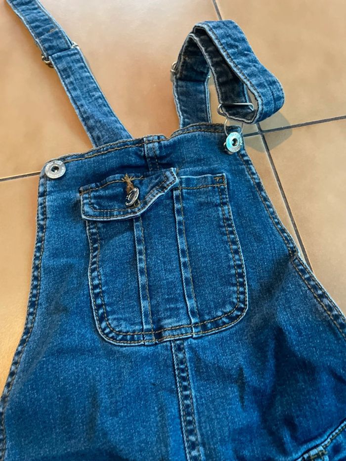 Salopette fille en jeans 13/14 ans - photo numéro 6