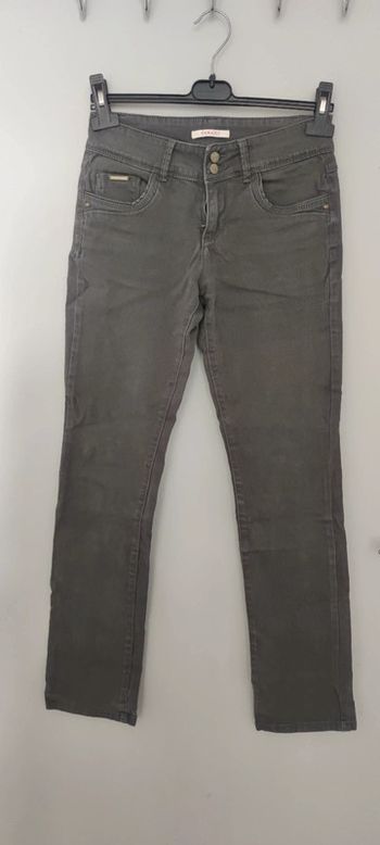 Jean stretch gris camaïeu 36
